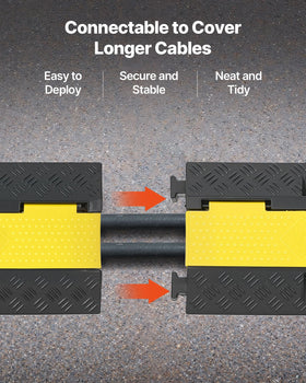 VEVOR Cable Protector Ramp suited for indoor and outdoor use.