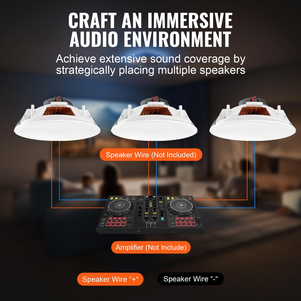 VEVOR compact 9.2-inch design fits flush in ceilings.