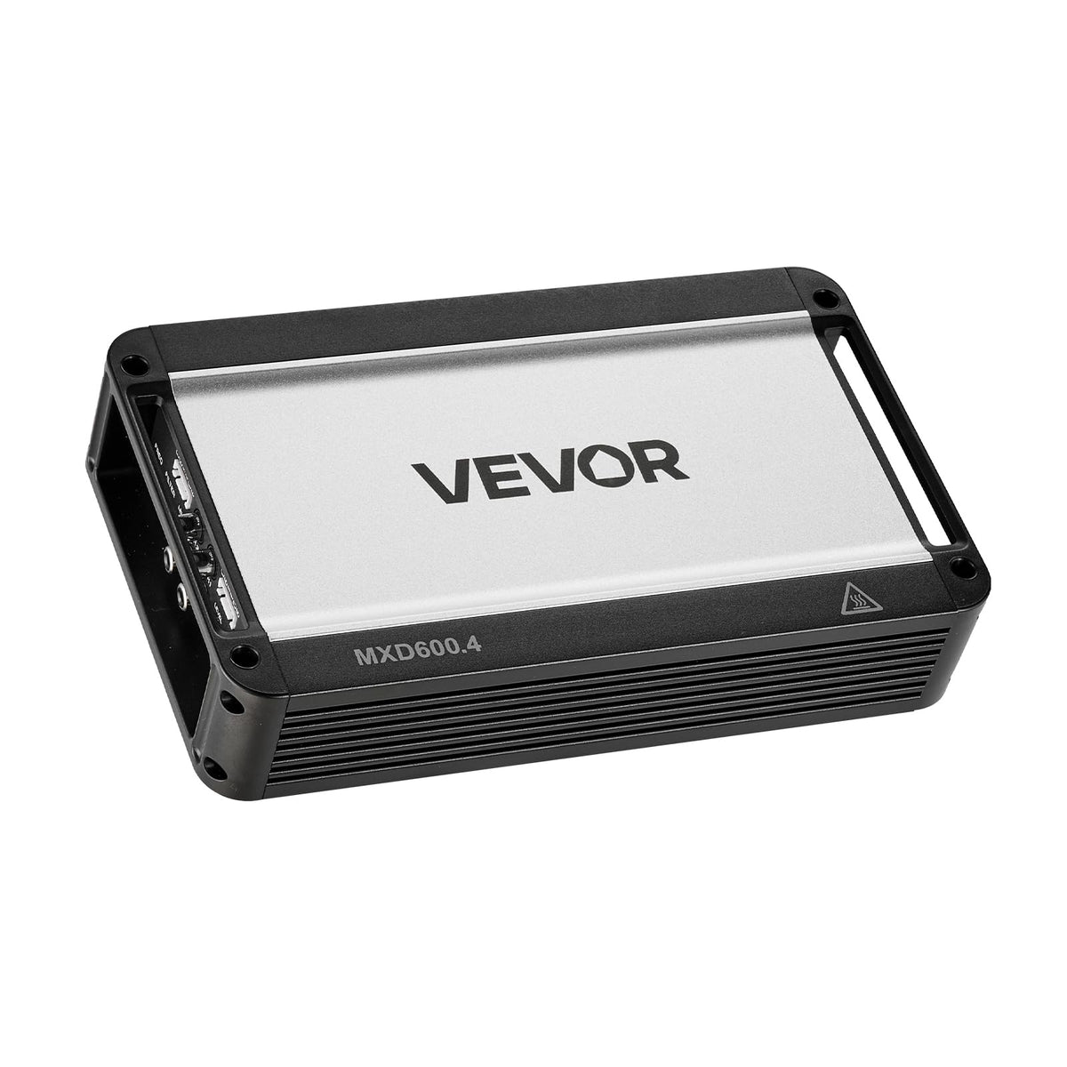 VEVOR compact amp fits under seat or in trunk for easy installation.