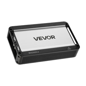 VEVOR compact amp fits under seat or in trunk for easy installation.