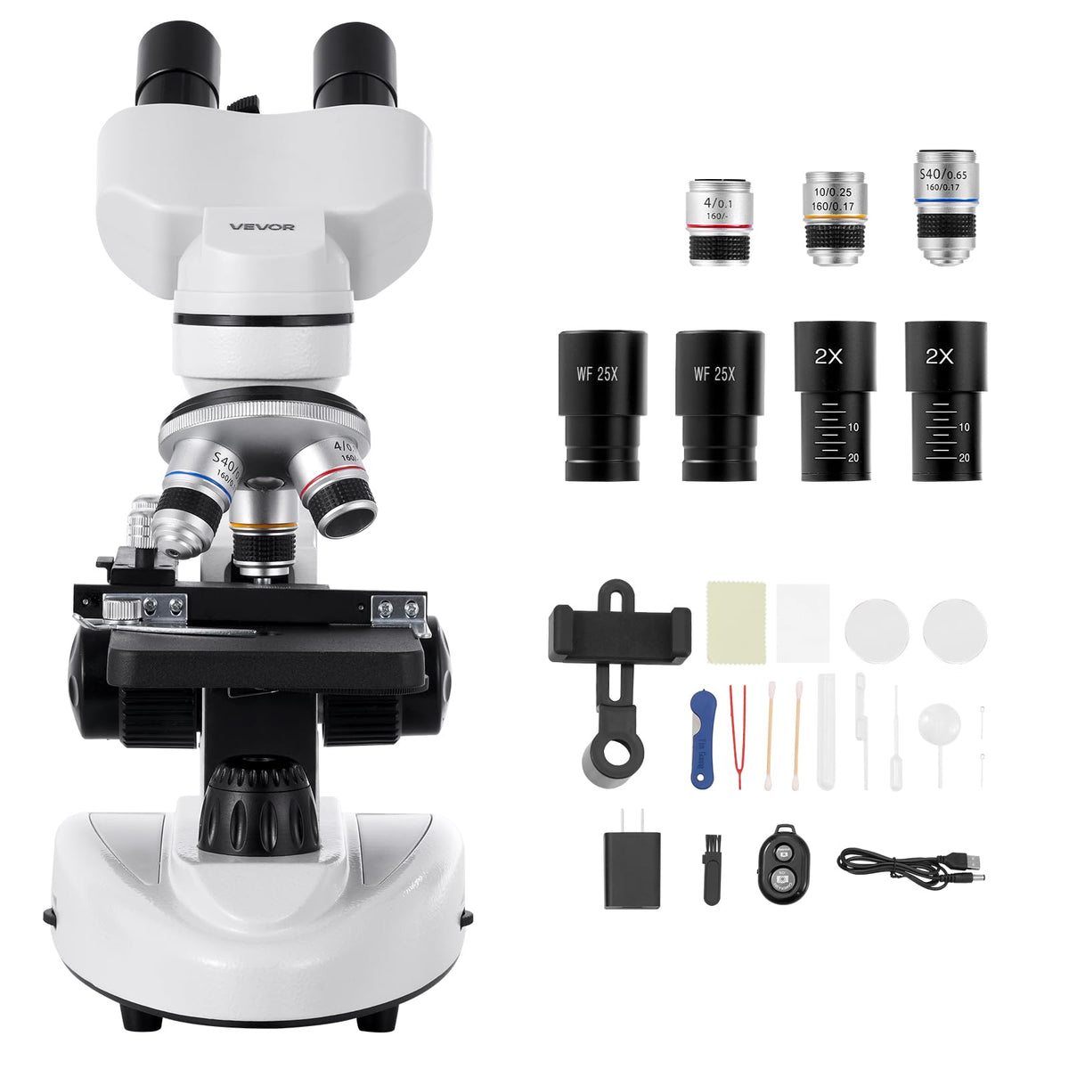 All-in-one educational microscope kit suitable for professional use