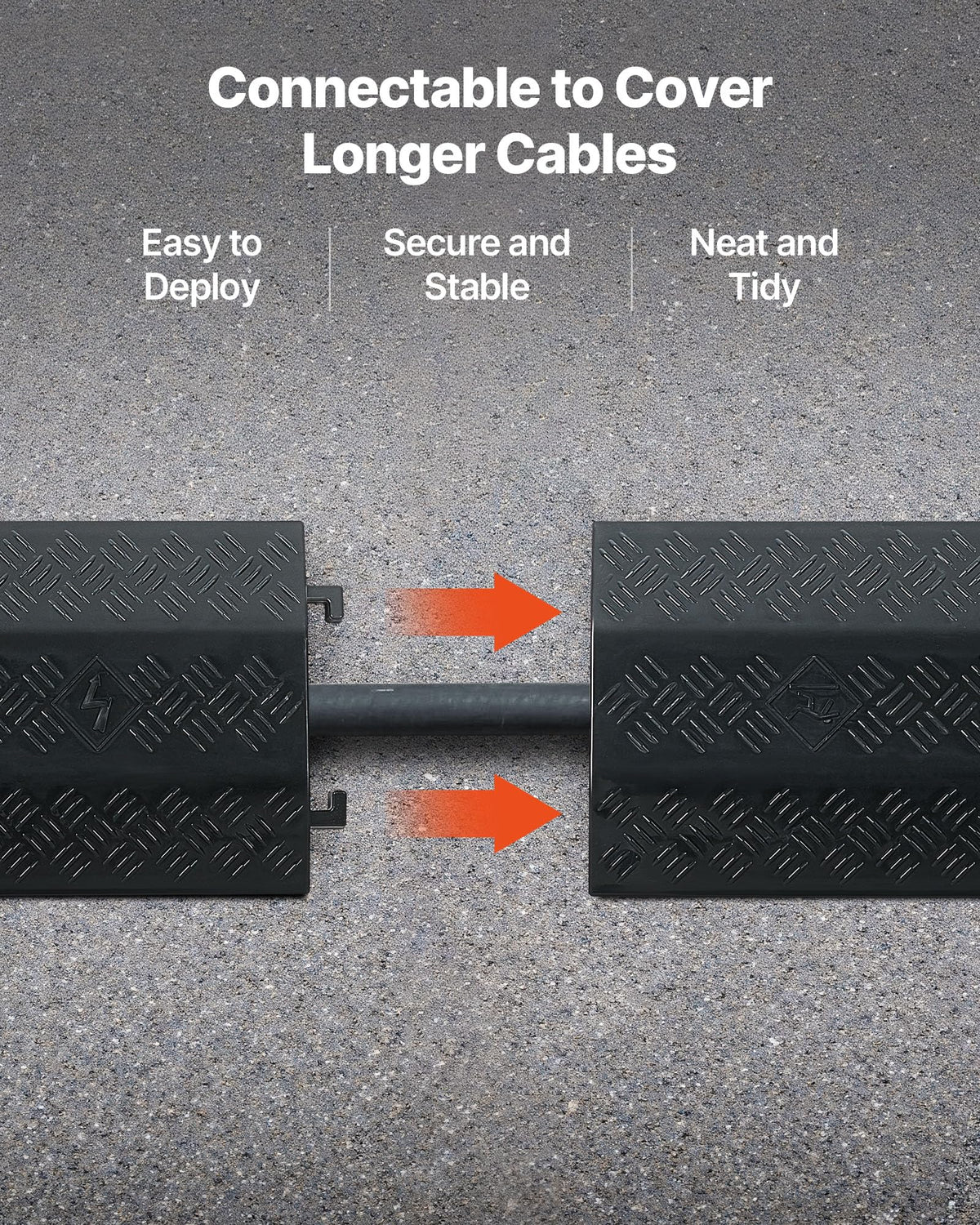 VEVOR connected units forming continuous run for extended protection benefit