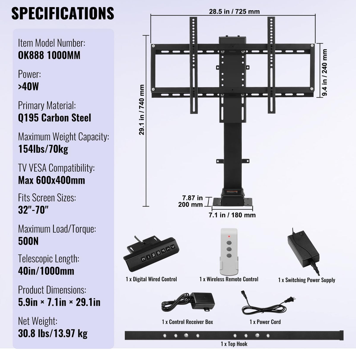 VEVOR floor-mount accessories enable stable, ground-level installation.