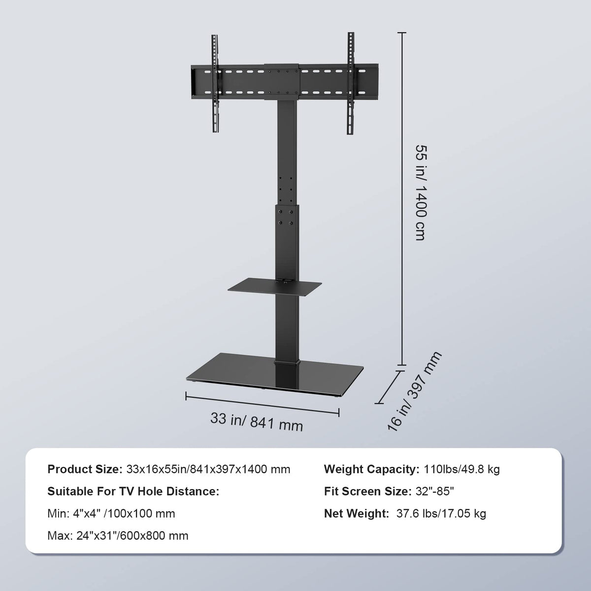 VEVOR floor-standing design is easy to move for cleaning