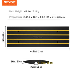 VEVOR included mounting screws and pre-drilled holes for quick installation
