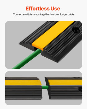 VEVOR installed on driveway protecting cables and slowing vehicle traffic safely