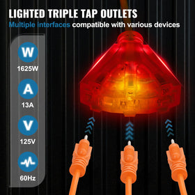 VEVOR automatic retract system keeps cords tidy and tangle-free