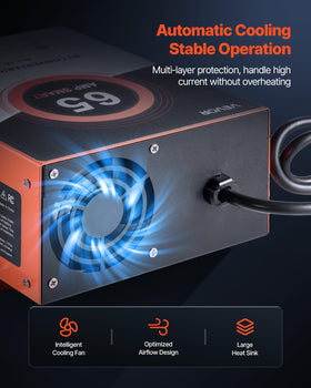 VEVOR rugged metal housing highlights durability during roadside RV setup