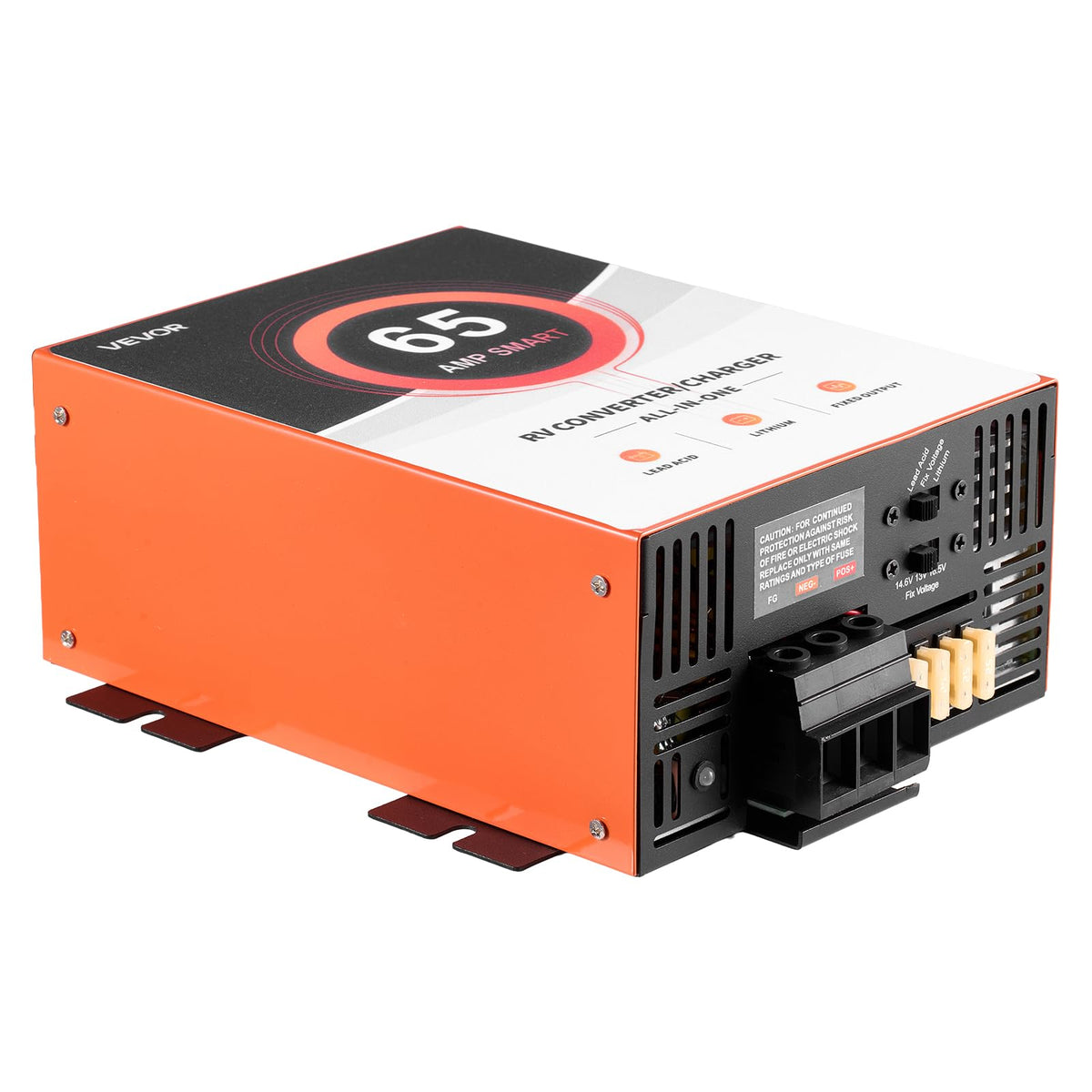 VEVOR slim connector layout helps neat 12V RV power setup