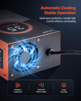 VEVOR RV Power Converter multi-stage smart charging extends battery life