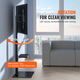 VEVOR swivel function allows easy screen rotation for different seating