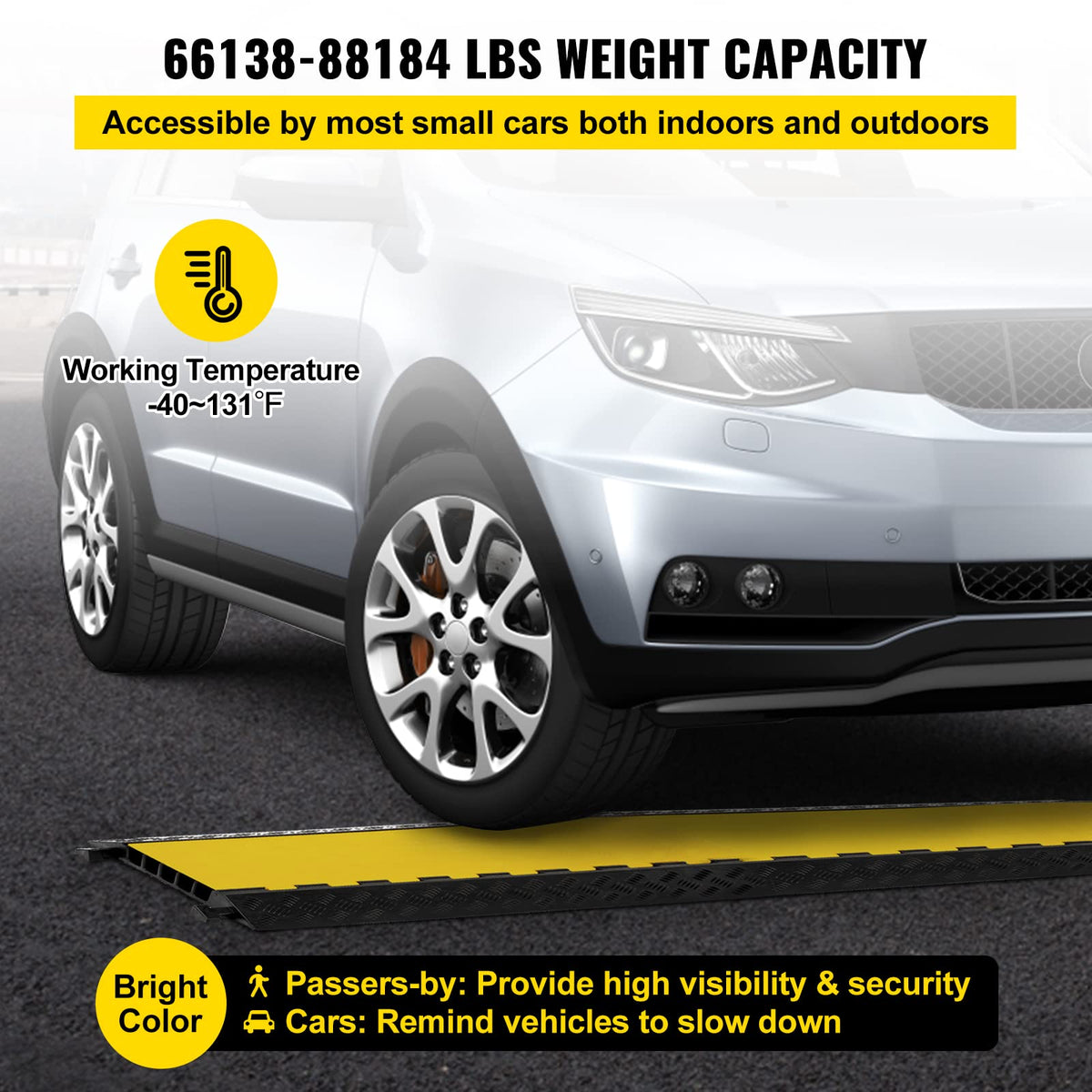 VEVOR textured top providing slip-resistant traction for vehicles