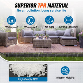 VEVOR thermoplastic rubber material durability and low odor.