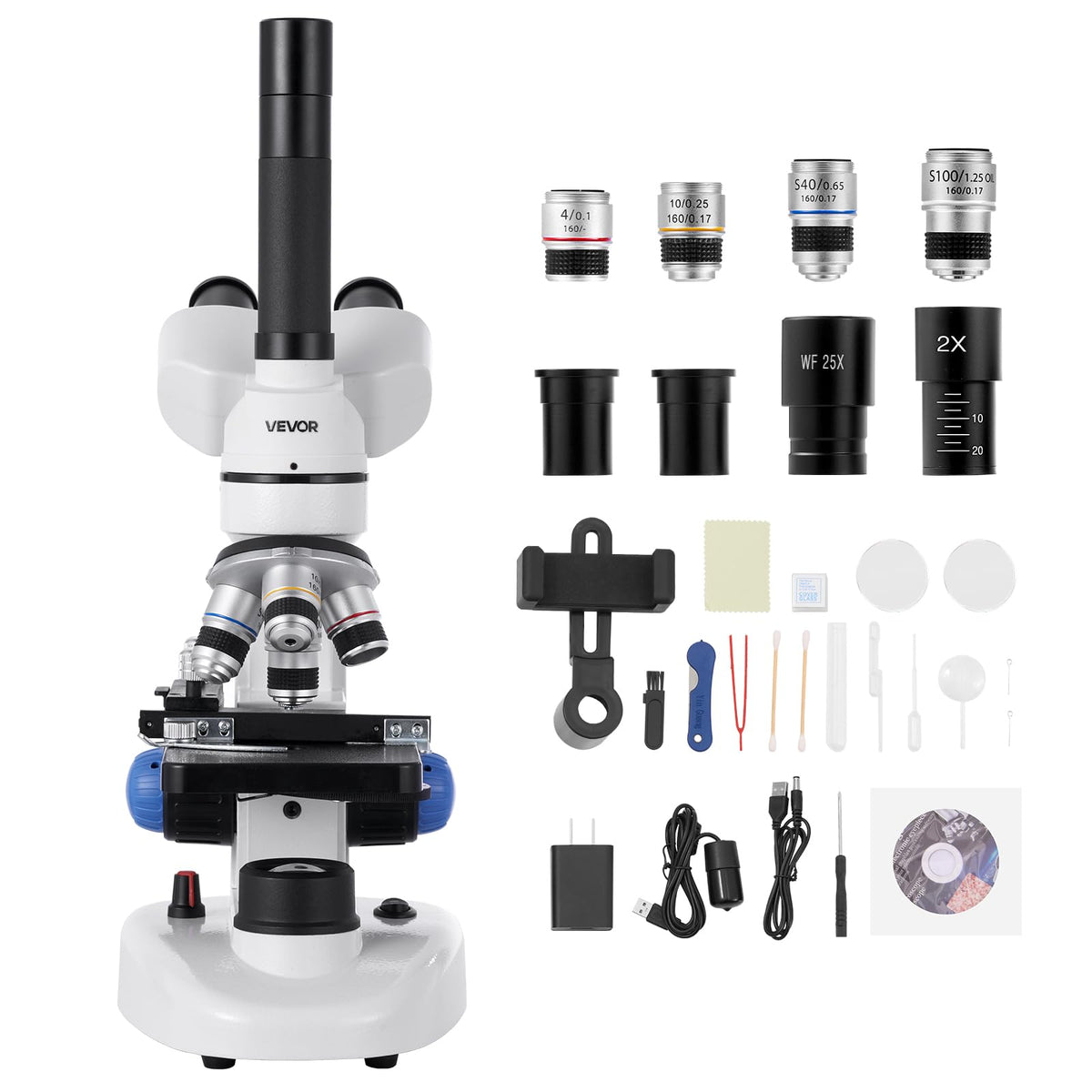 VEVOR phone adapter enables image capture for sharing findings.