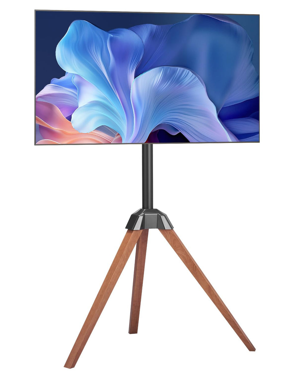 VEVOR front view of tripod easel stand showing stable base and TV support