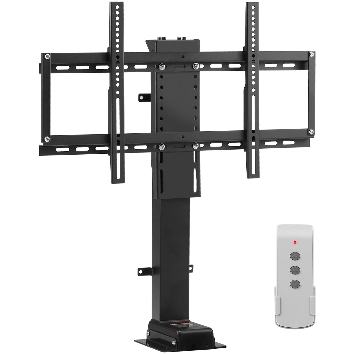 VEVOR TV lift in lobby or office showcases space-saving entertainment setup.