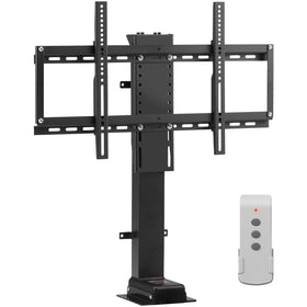 VEVOR TV lift in lobby or office showcases space-saving entertainment setup.