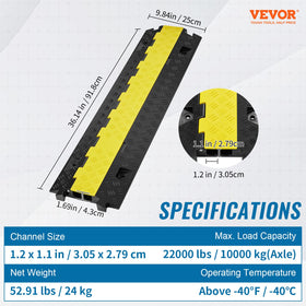 Durable TPU with TPR top from VEVOR withstands weather and wear.