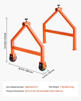 VEVOR disassembled packed rack for easy transport and space-saving storage