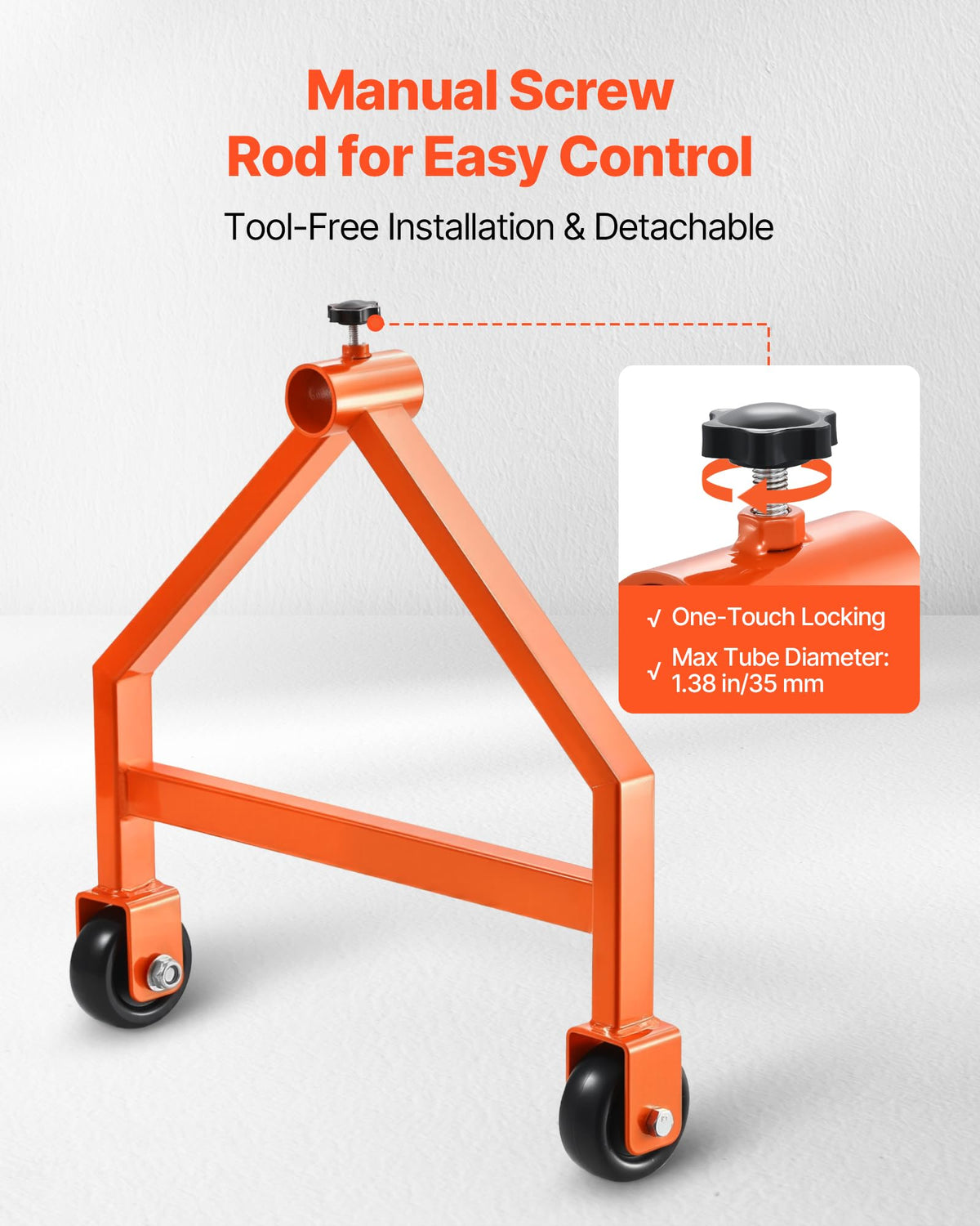 VEVOR loaded spool in use with cable dispensing and easier workflow
