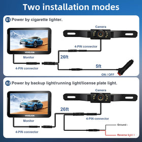 Vexelion camera installed on truck bumper demonstrating sturdy weatherproof fit