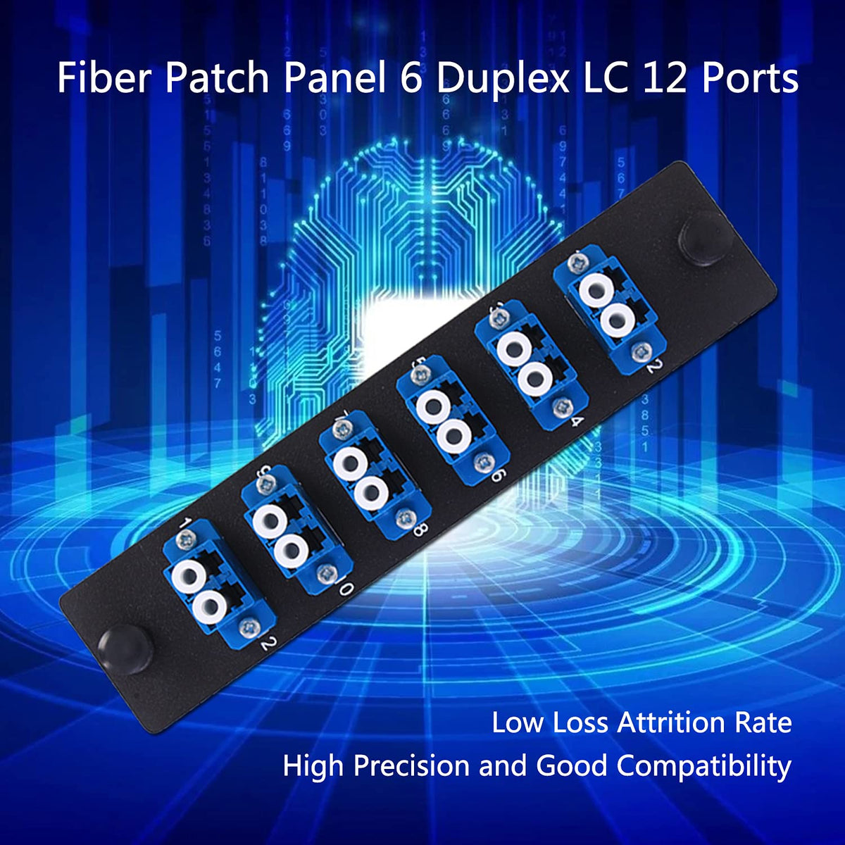 Blue-marked LC port on VFLTOOL panel indicating OS fiber compatibility