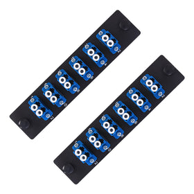 VFLTOOL LGX-footprint panel with 6 duplex LC adapters for organized fiber management