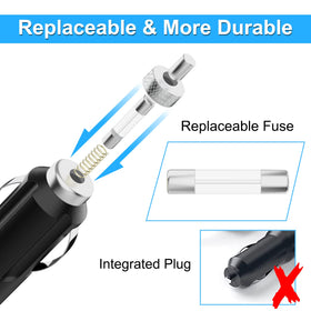 VHBW Dell 90W car charger safety certification label