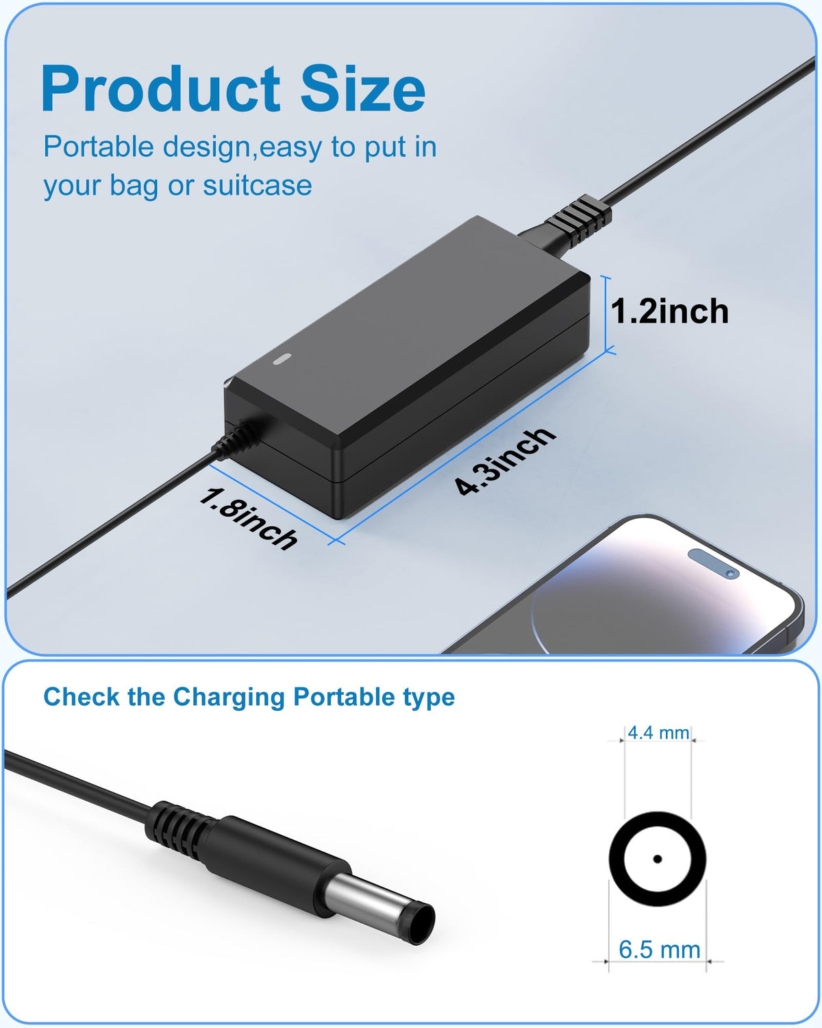 vhbw Samsung monitor power cord packaging ready-to-use replacement option
