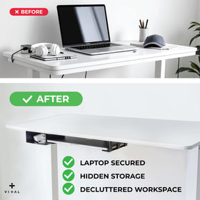 VI+AL padding protects laptop at every contact point.