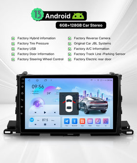 ViaBecs unit showing wireless CarPlay and Android Auto ready features