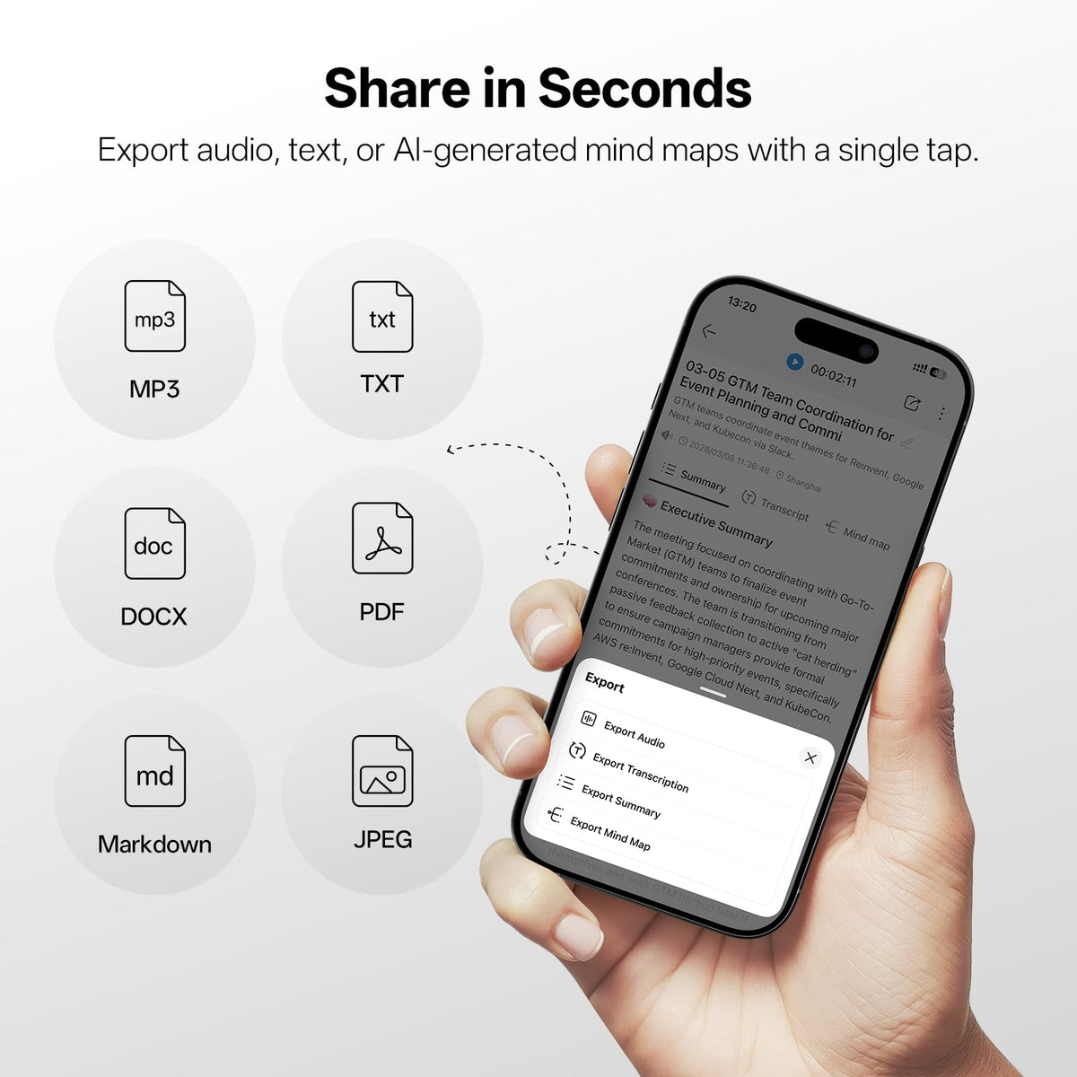 viaim OpenNote 53-hour battery for all-day productivity