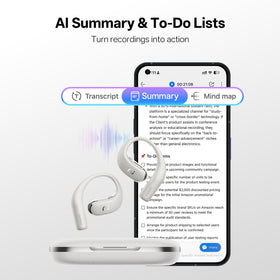viaim OpenNote open-ear design showing awareness during calls