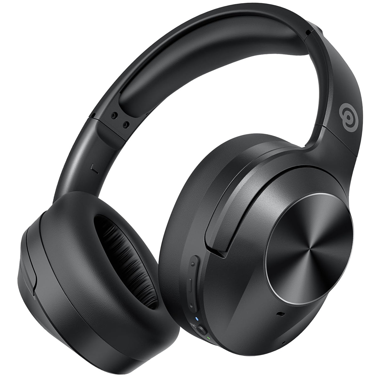 vibeadio front view showing sleek black design and control buttons benefit clear access
