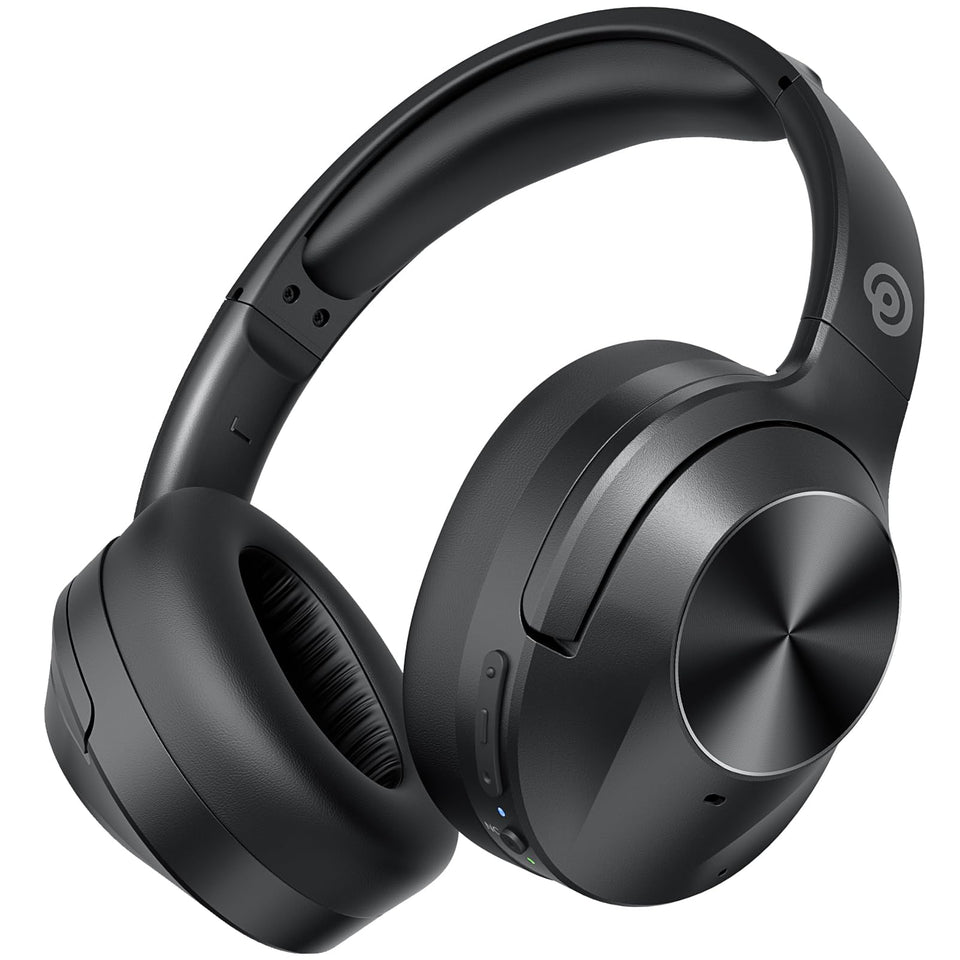 vibeadio front view showing sleek black design and control buttons benefit clear access