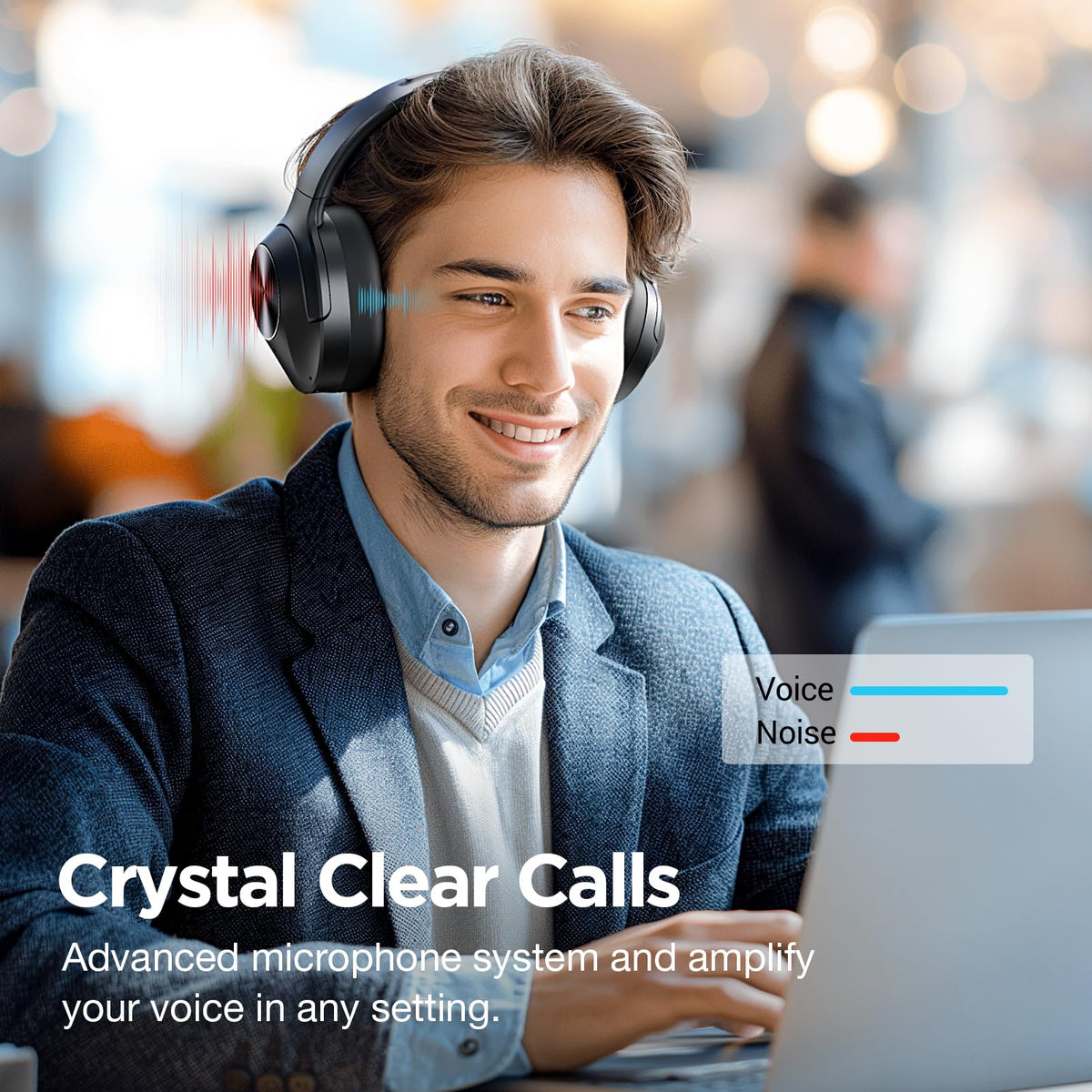 vibeadio connected with 3.5mm cable to device for unlimited wired listening benefit