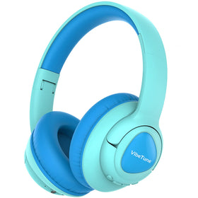 VibeTune Kids Bluetooth headphones with 60-hour playtime for busy families.