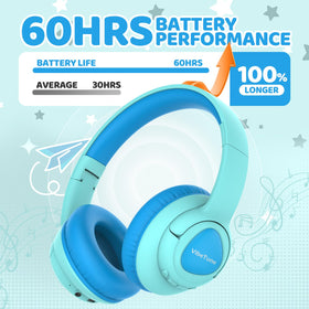 VibeTune volume-limited design protects young ears during listening sessions.