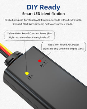 VibeXtr dash cam hardwire kit 24h parking mode in action