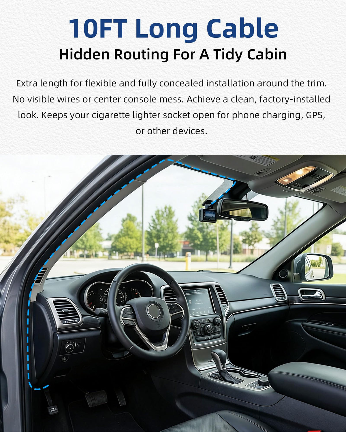 VibeXtr USB-C power output 5V/3A 15W powering dash cams reliably.