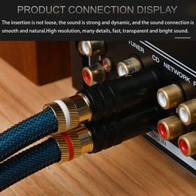 Viborg A10 unscrewed RCA shell demonstrating easy installation and maintenance