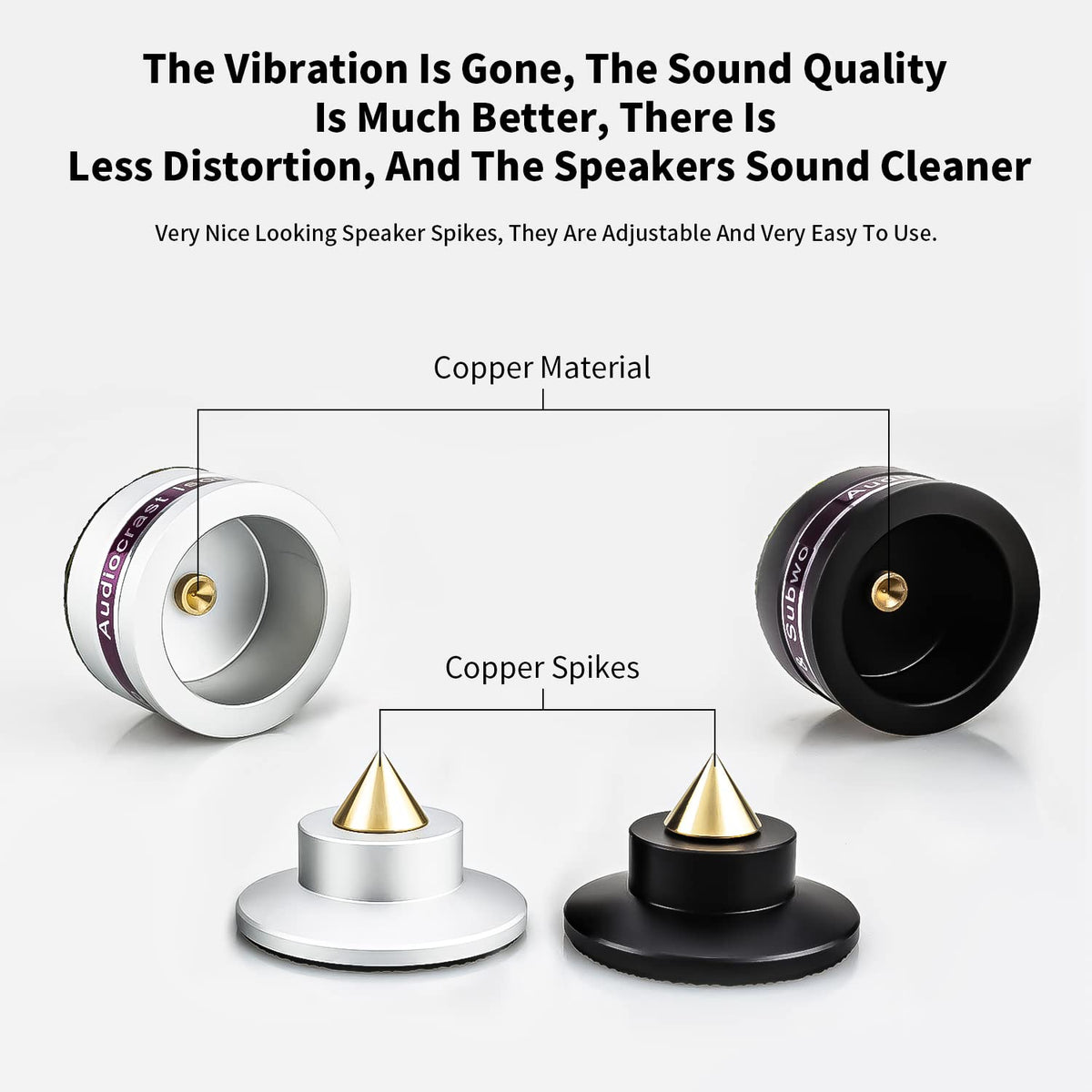 Viborg Audiocrast IF03S installed under a turntable for steadier playback