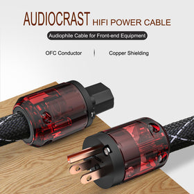 Viborg Audiocrast in use with amplifier illustrating cleaner power delivery benefit
