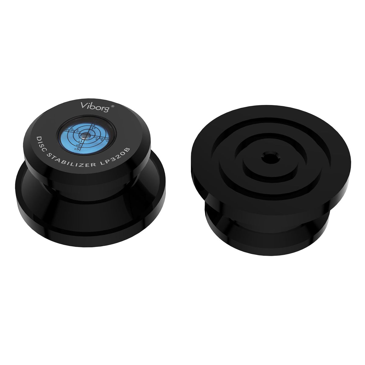 Viborg LP320B built-in bubble level helps platter alignment.