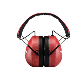 Vic Firth front view red headphones showing bold color and durable build advantage