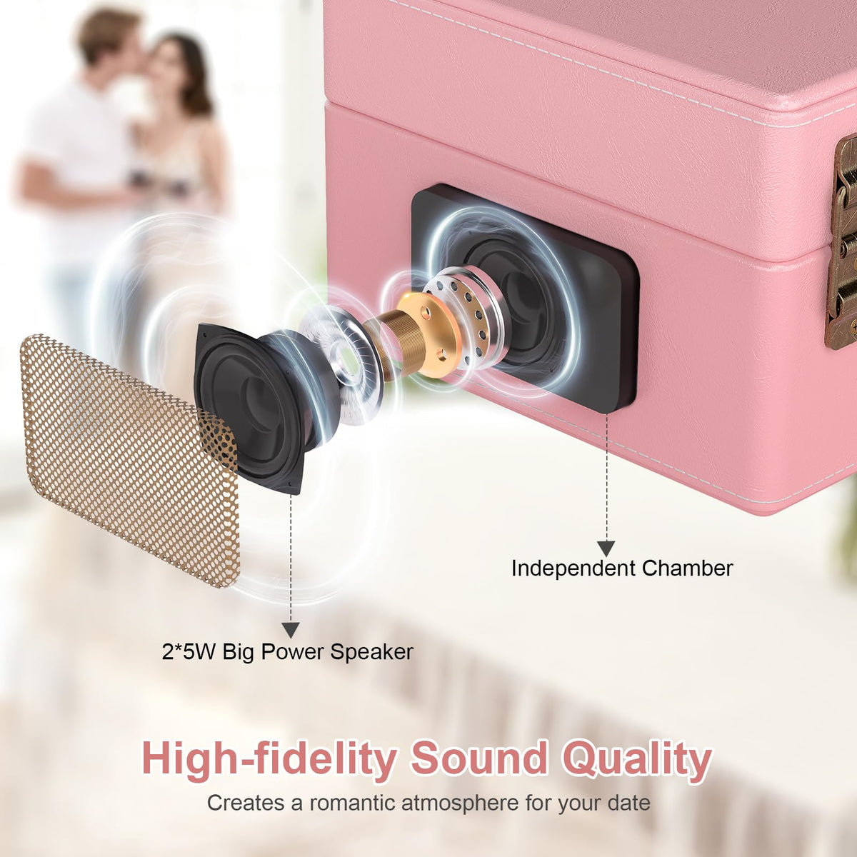 VICTRESS side ports USB AUX headphone showing versatile connectivity benefit