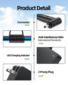 Vicgee 65W output charger for Asus VivoBook charging on the go.