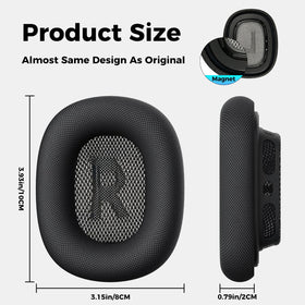 VICHYIE Durable mesh cushions help preserve noise cancellation.