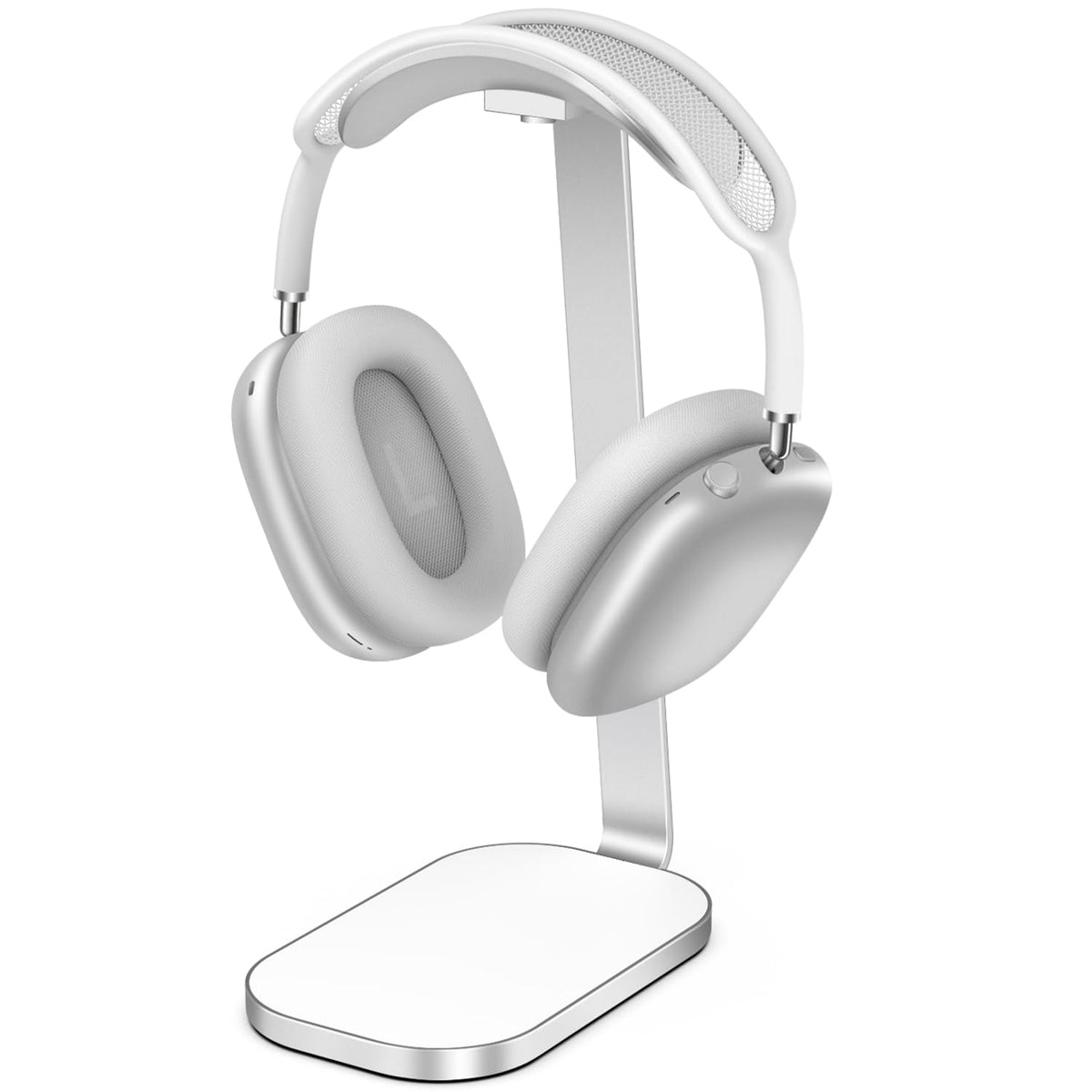 VICHYIE Headphone Stand with aluminum rod offers sturdy AirPods Max support on desk