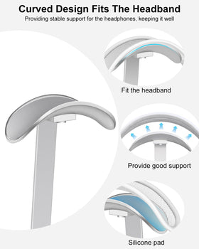 VICHYIE Headphone Stand inclined design for easy placement